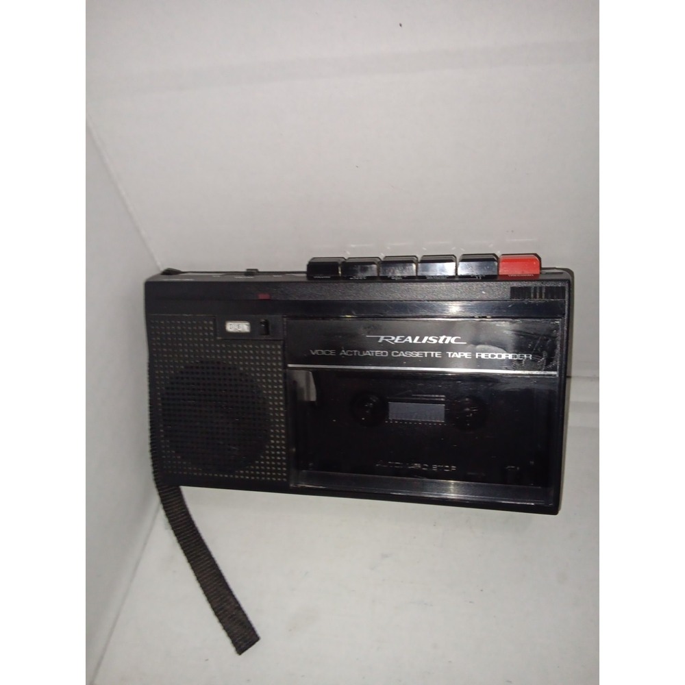 Realistic CTR-85 Voice-Actuated Cassette Recorder Vintage – Tested Works - Picture 2 of 11